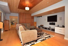 Lower Level Family Room - Country homes for sale and luxury real estate including horse farms and property in the Caledon and King City areas near Toronto